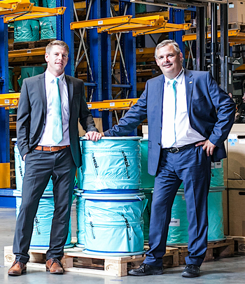 Die Geschäftsführer der MEDI Kabel Gmbh Hans Zacherl und Markus Kep
